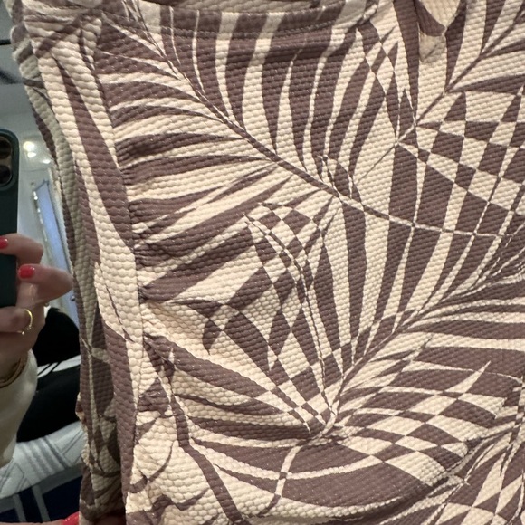 Kona Sol Pique Bandeau Full Coverage One Piece Swimsuit, size L, worn twice - Picture 3 of 5